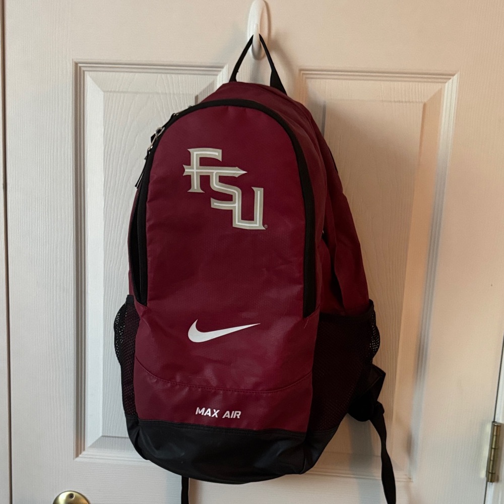 Nike Max Air Garnet and Black Backpack